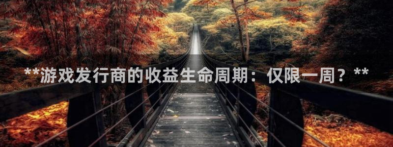 门徒平台入.门徒平台.怎么样.长久.中国：**游戏发行商的收益生命周期：仅限一周？**